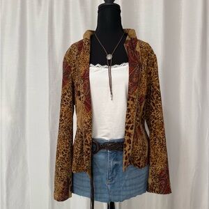 Leopard and Paisley Women's Jacket